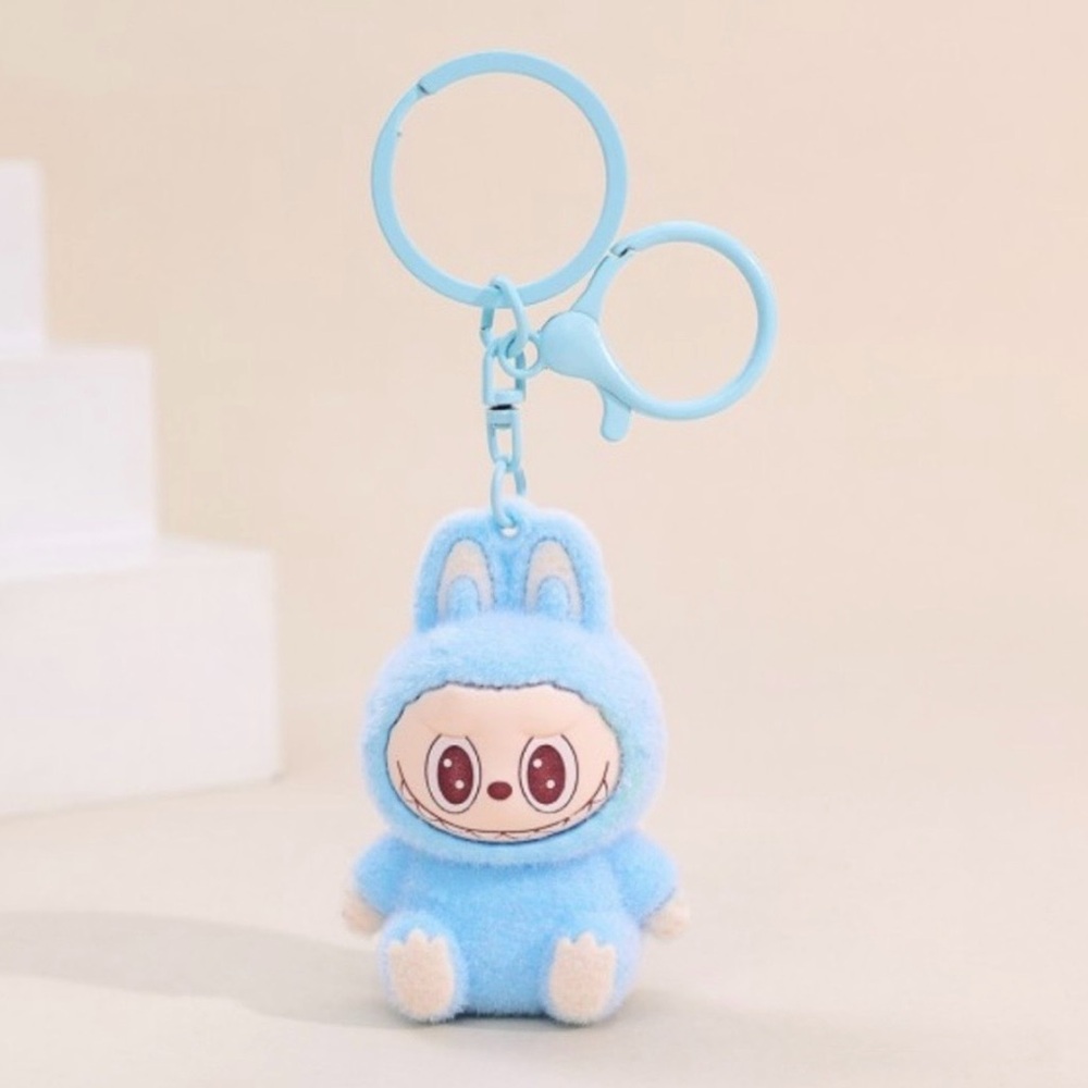 Cute Blue Monster Keychain\bagcharm